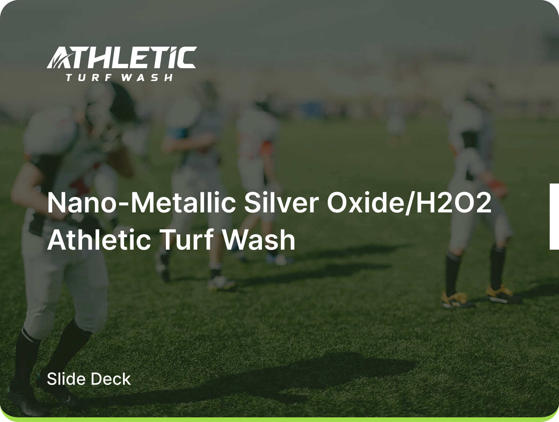 Learn More About Our Product - Athletic Turf Wash – Athletic Turf Wash, LLC